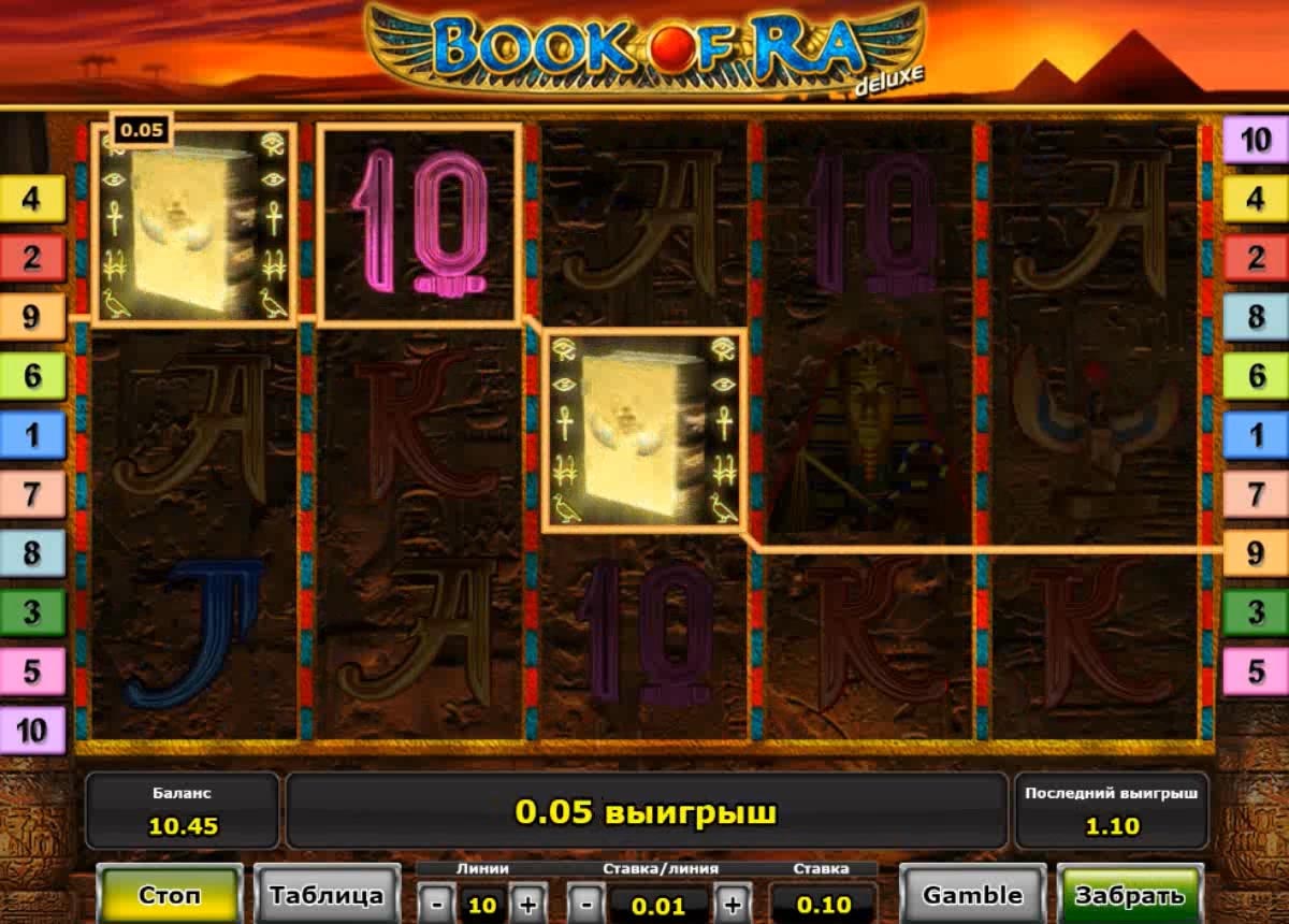 Maquina de casino Book of Ra Deluxe