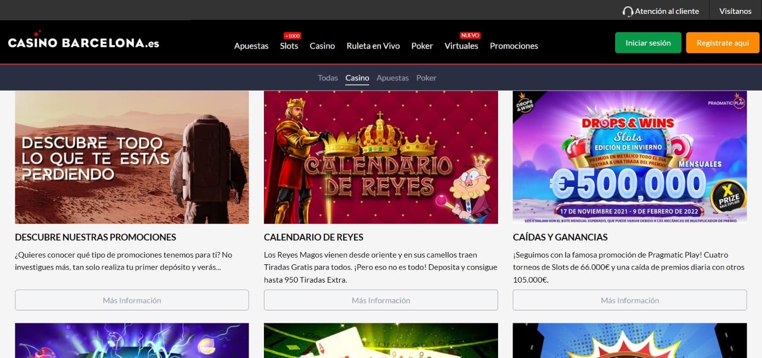 Bonos Casino Online Barcelona