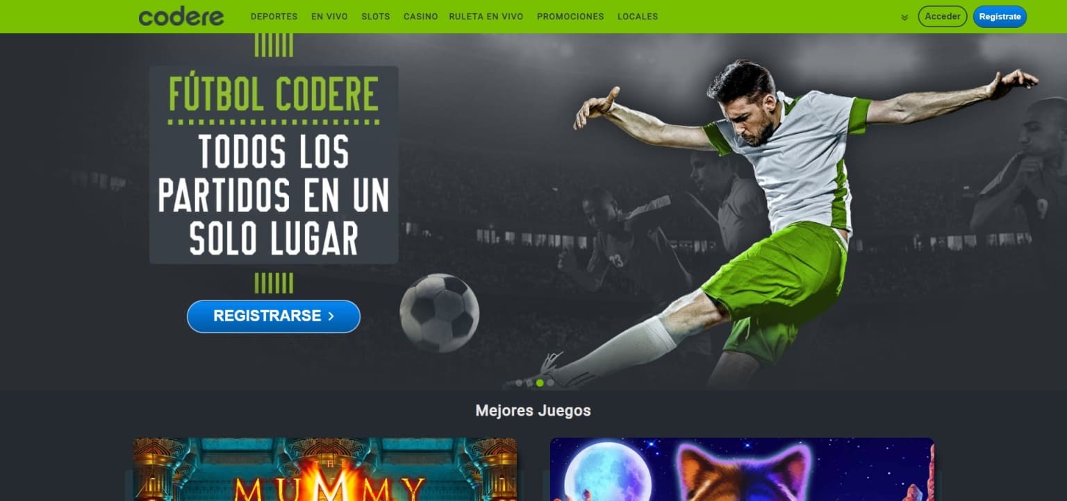 Sitio web oficial de la Codere Casino