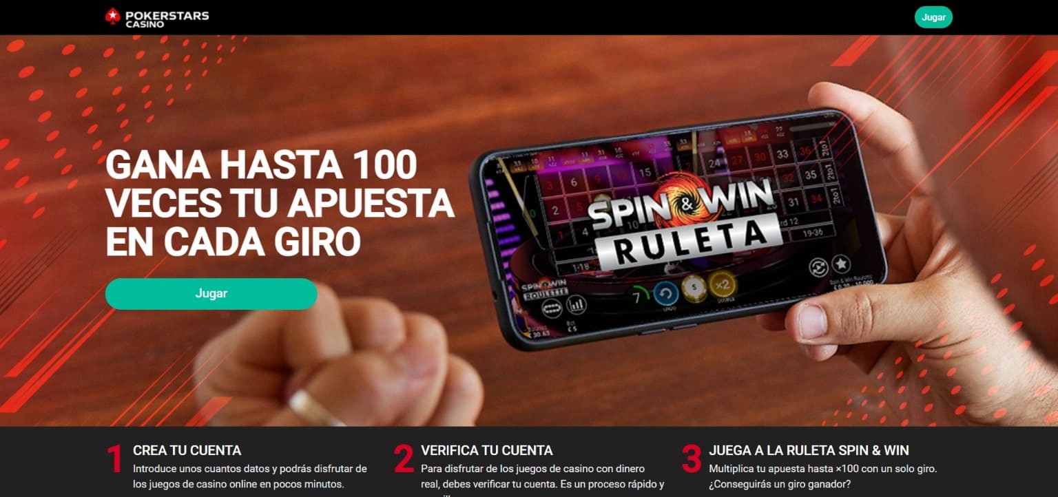 Sitio web oficial de la Pokerstars Casino