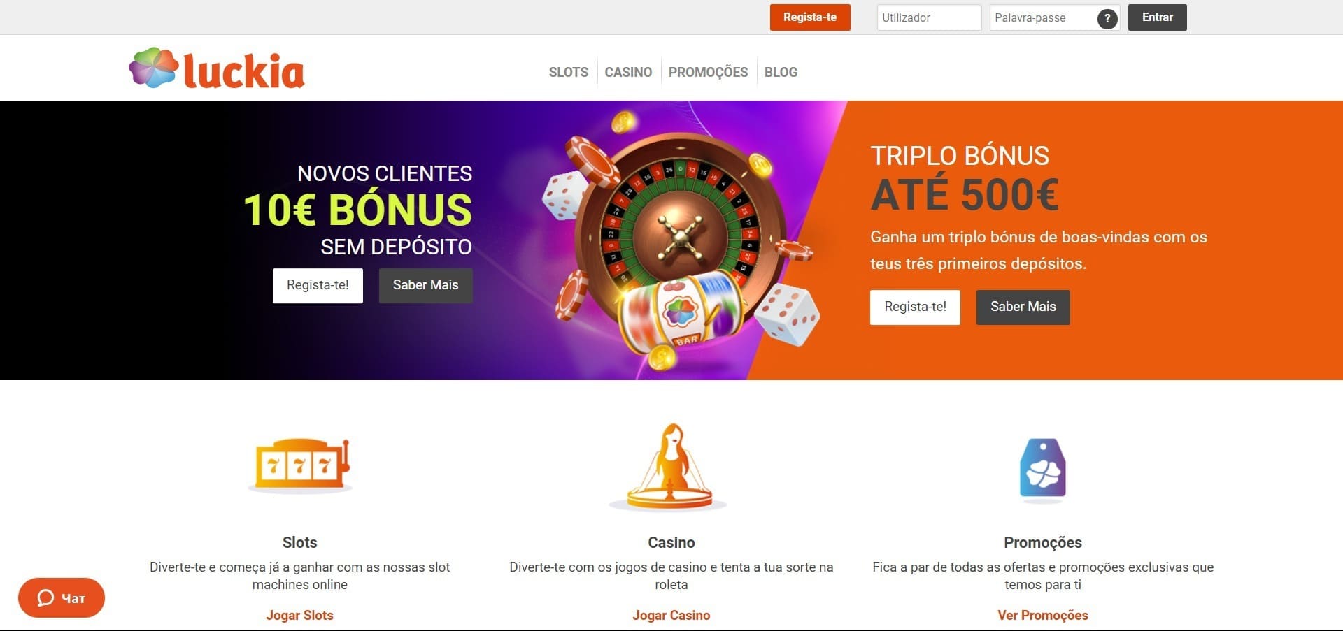 Sitio web oficial de la Luckia Casino