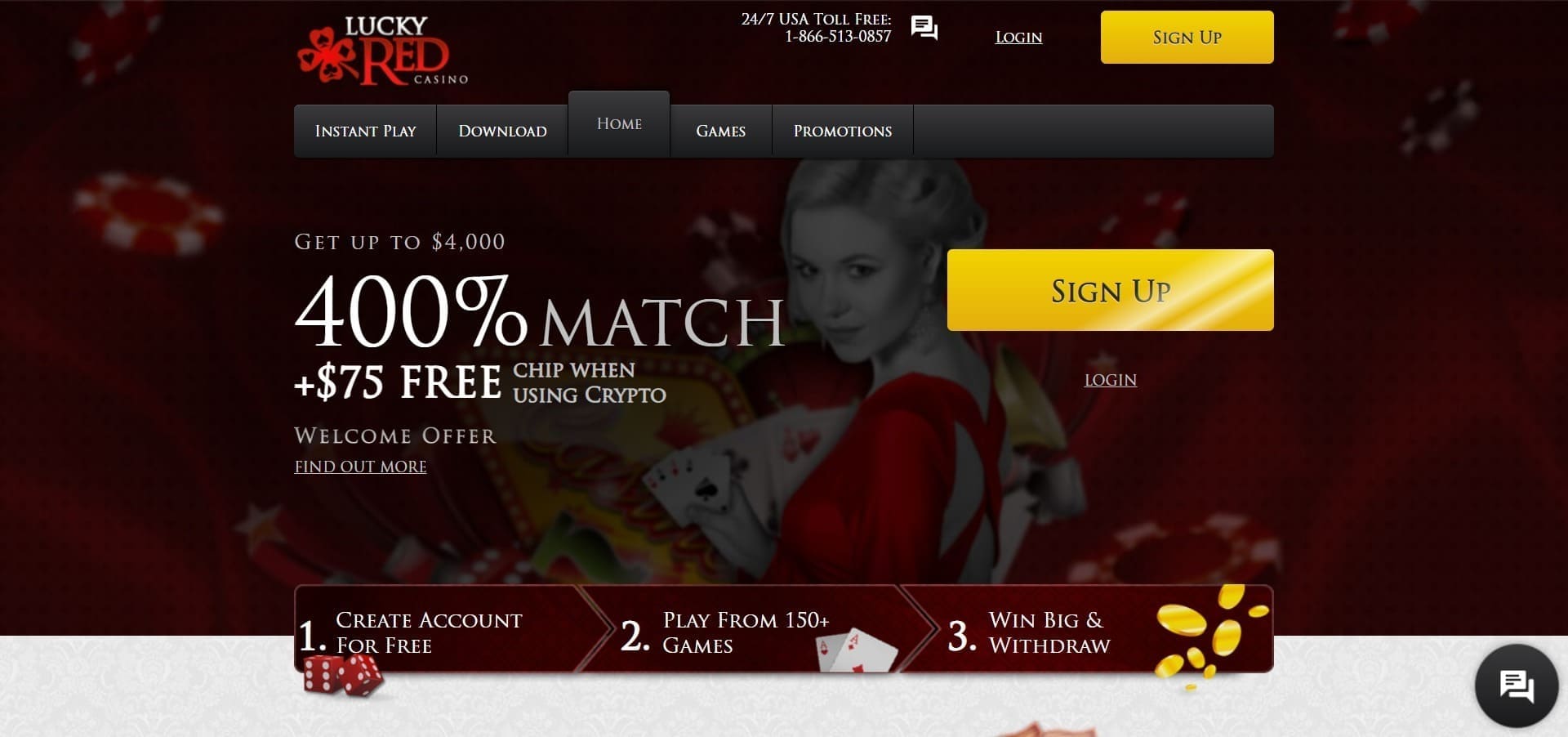 Sitio web oficial de la Lucky Red Casino